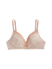 Ava Lace Bralette, Petite, Removable Padding, Light Push-Up, Lace