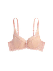 Naomi Lace Bra, Petite, Demi-Cup, Removable Padding, Push-Up