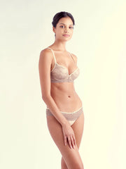Kymber Contoured Bra, Petite, Push-Up, Deep-Plunge, Molded Cups, Lace