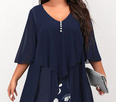 Women's Plus Size A Line Dress