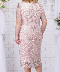 Women's Plus Size A Line Dress Midi Dress