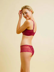 Francesca Mini Corset Bra, Petites, Extra Wide Band, Push-Up, Lace