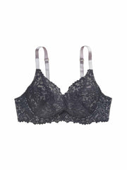 Coree Deep-Plunge Bra, Petite, Removable Push-Up Pads, Underwire, Lace